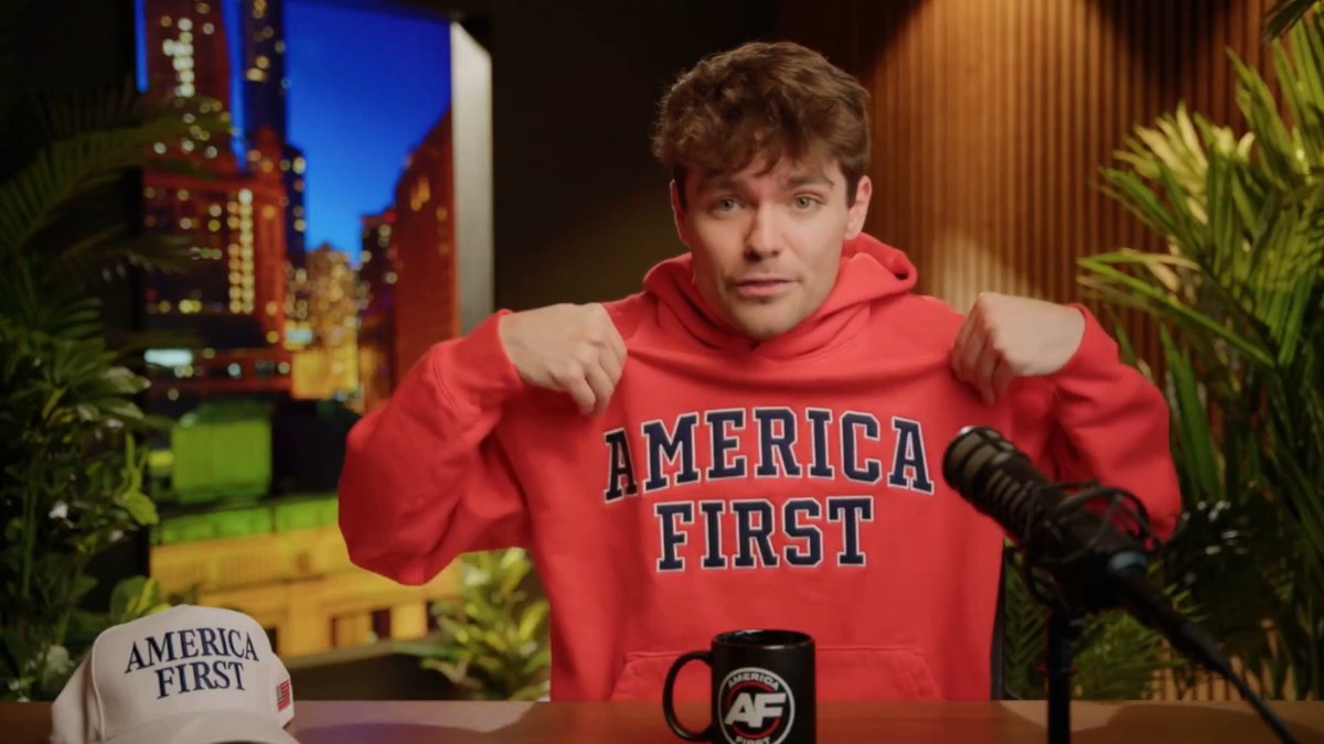 Nick Fuentes names the enemies of America First. "We have identified that Jews are an extremely organized, extremely rich, powerful, race-loyal group, and if given the privilege of power and legitimacy and authority, they will abuse it to benefit themselves at the expense of Americans. They have an enormous amount of power and influence in the media, in banking, in politics. They contribute hundreds of millions of dollars to campaigns. People like Dave Portnoy or people like Ari Emanuel have immense power in the entertainment industry. And they abuse their influence and their power, which is a privilege, to put the interests of Israel or of Jews as a group over what is best for Americans. Do you know who else does this? Anybody that is pro-immigrant, which is the entire far left."
