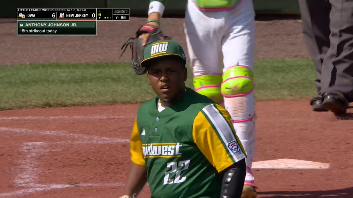 15 STRIKEOUTS FROM ANTHONY JOHNSON JR. 🔥
