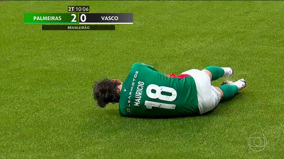 O 3º gol do Palmeiras! Maurício! Palmeiras 3x0 Vasco! 🎥 TV Globo | ge