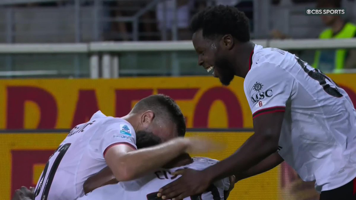 MILAN BREAKS THE DEADLOCK 🔓 Alphadjo Cissè buries the volley from Adrien Rabiot to score his first shirt in the ⚫️🔴 Steam Serie A on Paramount+ 🇮🇹
