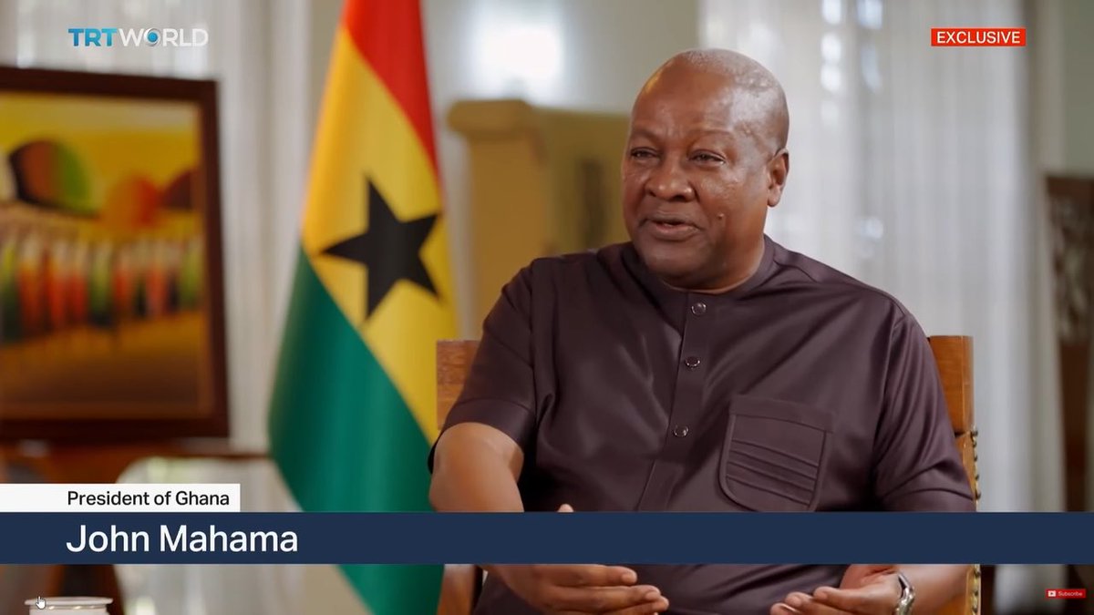 🚨ICYMI🇬🇭🇺🇸🗳️: President Mahama says the United States informed him in advance that it would vote against Ghana’s UN resolution declaring the transatlantic slave trade the gravest crime against humanity. In a recent interview with TRT World, he expressed disappointment but said the US should not bear the primary guilt, noting that European powers transported enslaved Africans there when America was still a colony. The US, Israel and Argentina voted no; 52 countries, including the UK and several EU states, abstained. - 🦅🇬🇭