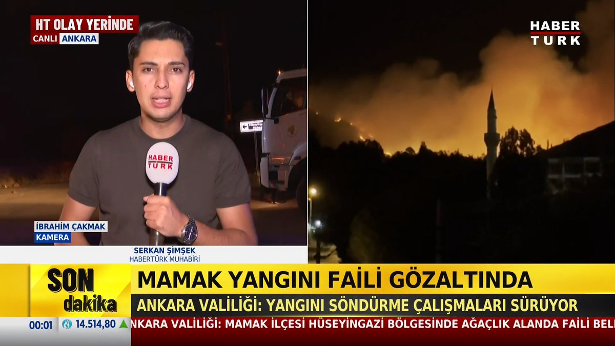 #SONDAKİKA - Mamak yangını faili gözaltında. Ankara Valiliği: Yangını söndürme çalışmaları sürüyor.