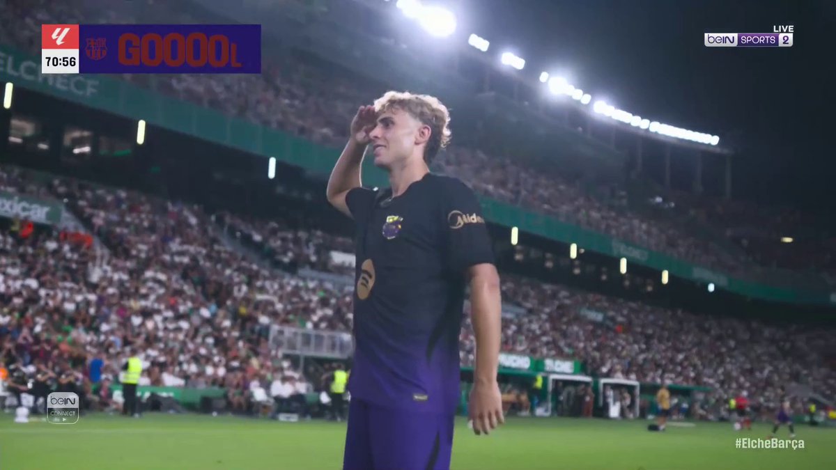 ⚽️ فيرمين لوبيز يضيف الرابع لبرشلونة بعد تمريرة حاسمة من أنتوني غوردون 🔥 #الدوري_الإسباني