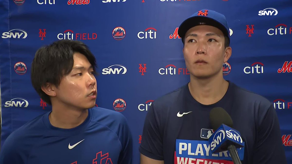 Kodai Senga on what was going through his mind seeing Tristan Peters' walk-off home run go out "It's a moment of realization that I'm in a position where the game could end potentially in one pitch. It just dawned on me again that's the role that I'm playing in right now"