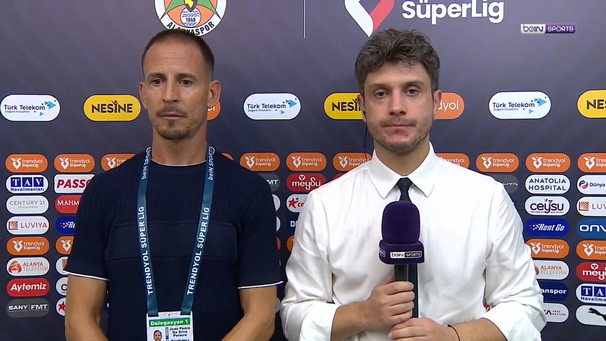 🎙️ Corendon Alanyaspor Teknik Direktörü Joao Pereira'nın maç sonu açıklamaları. | #ALYvBJK