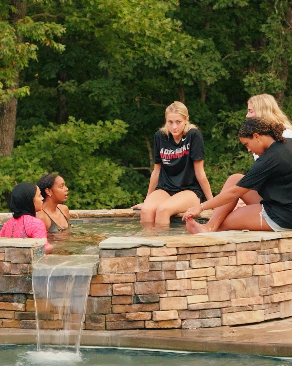 Celebrating back to school in style at Coach Musickโs house ๐