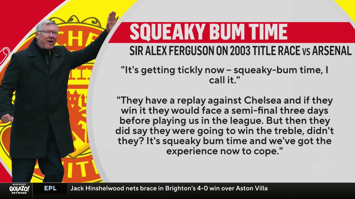 "It's getting tickly now – squeaky-bum time, I call it." - Old Scottish Proverb