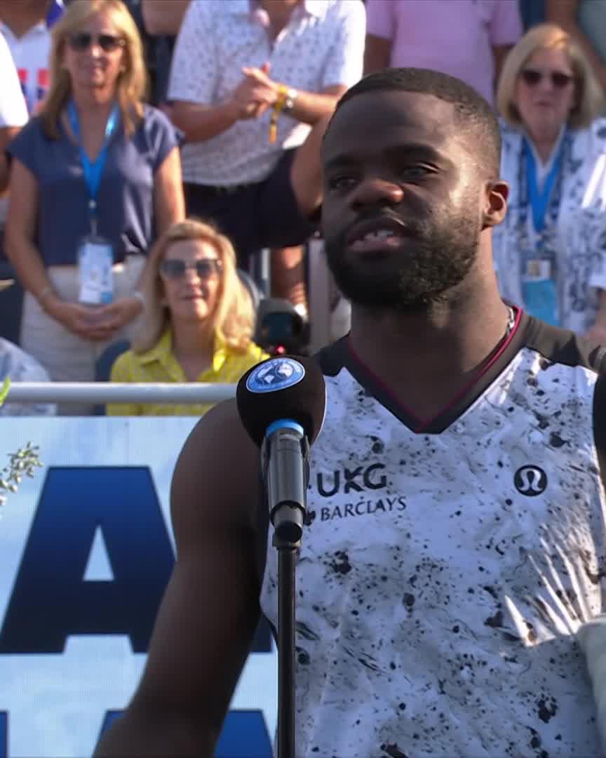 Cincy 💗 Foe Frances Tiafoe #CincyTennis