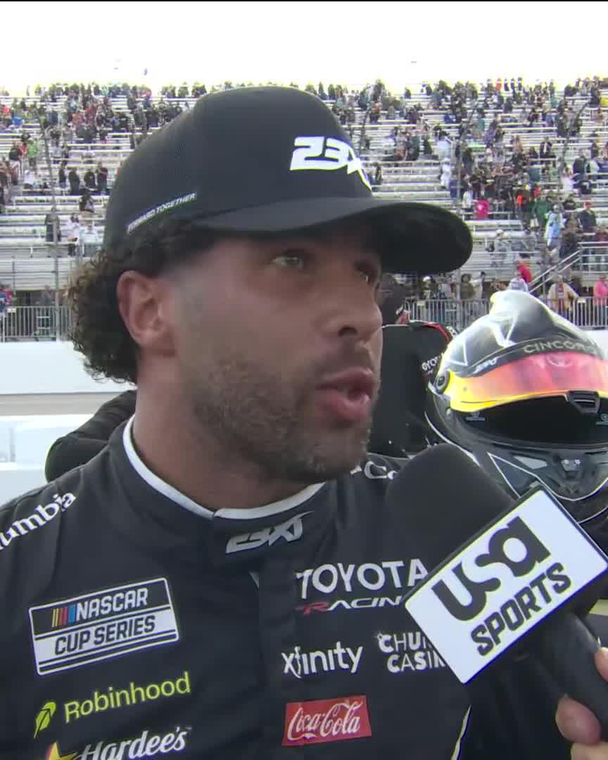 After a hard-fought day, Bubba Wallace brings the No. 23 Toyota home in second.