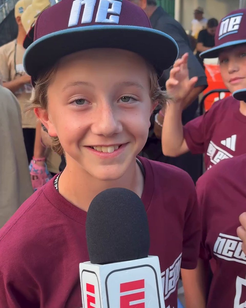 Little Leaguers have questions for the Pros 💭 Watch the Braves and Brewers in the Little League Classic on ESPN and the ESPN App ⚾