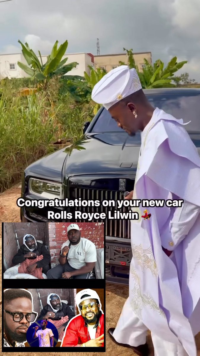 Ghanaian actor Lil Win acquires a brand new Rolls-Royce vehicle worth over $500,000. He also shares his thoughts on the current news about musician Barosky and Ghanaians who can’t return from overseas when they aren’t doing well abroad.