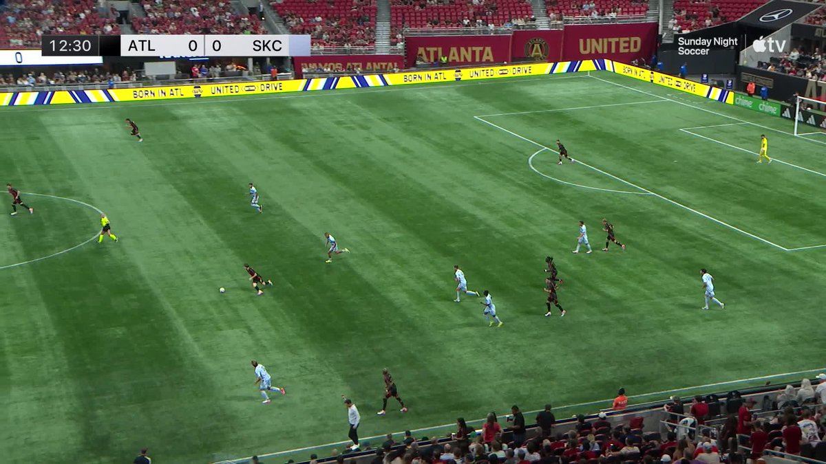 Miguel Almirón put ’em on skates before picking out Tomás Jacob to finish it! 🥶 Atlanta United FC up early against Kansas City. 👀 📺 Apple TV: