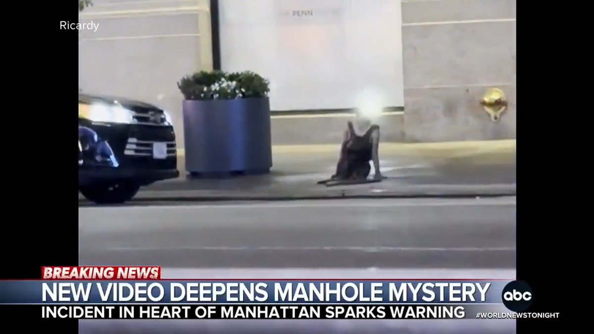 NYPD is investigating a new video showing 3 people emerging from a Manhattan manhole. Police believe they're hunting for valuables. Morgan Norwood reports officials warned the public that entering sewers is illegal and dangerous.