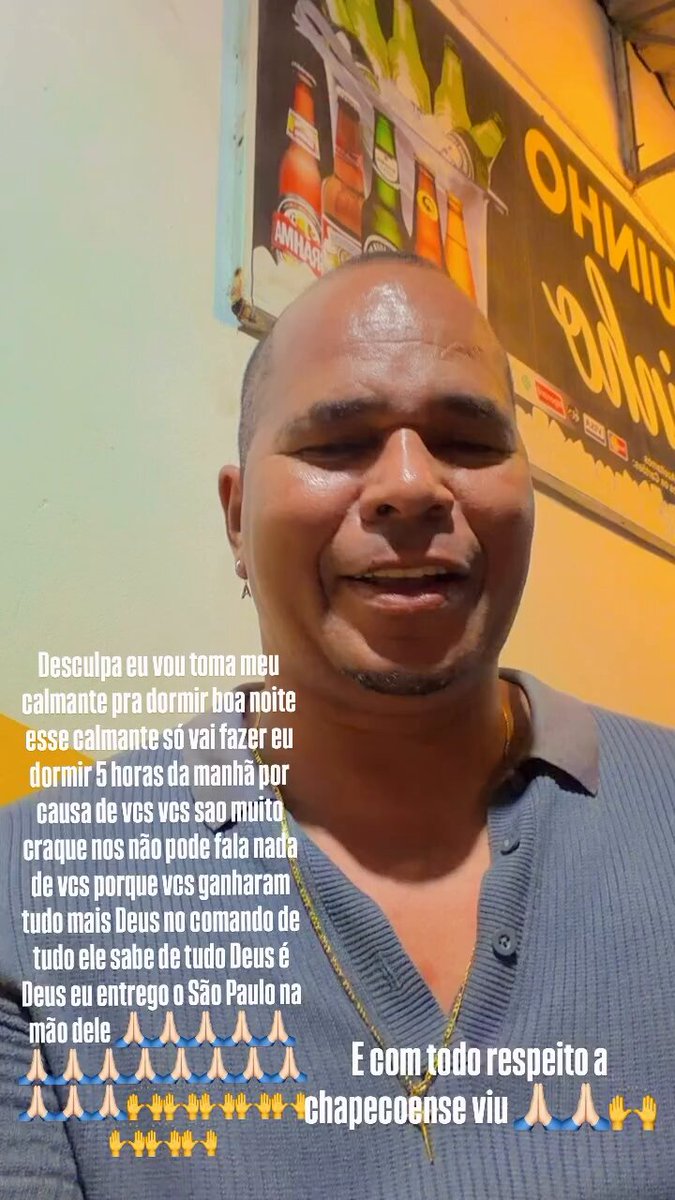 A nós não pode falar nada que ficam bravo Ganharam tudo né