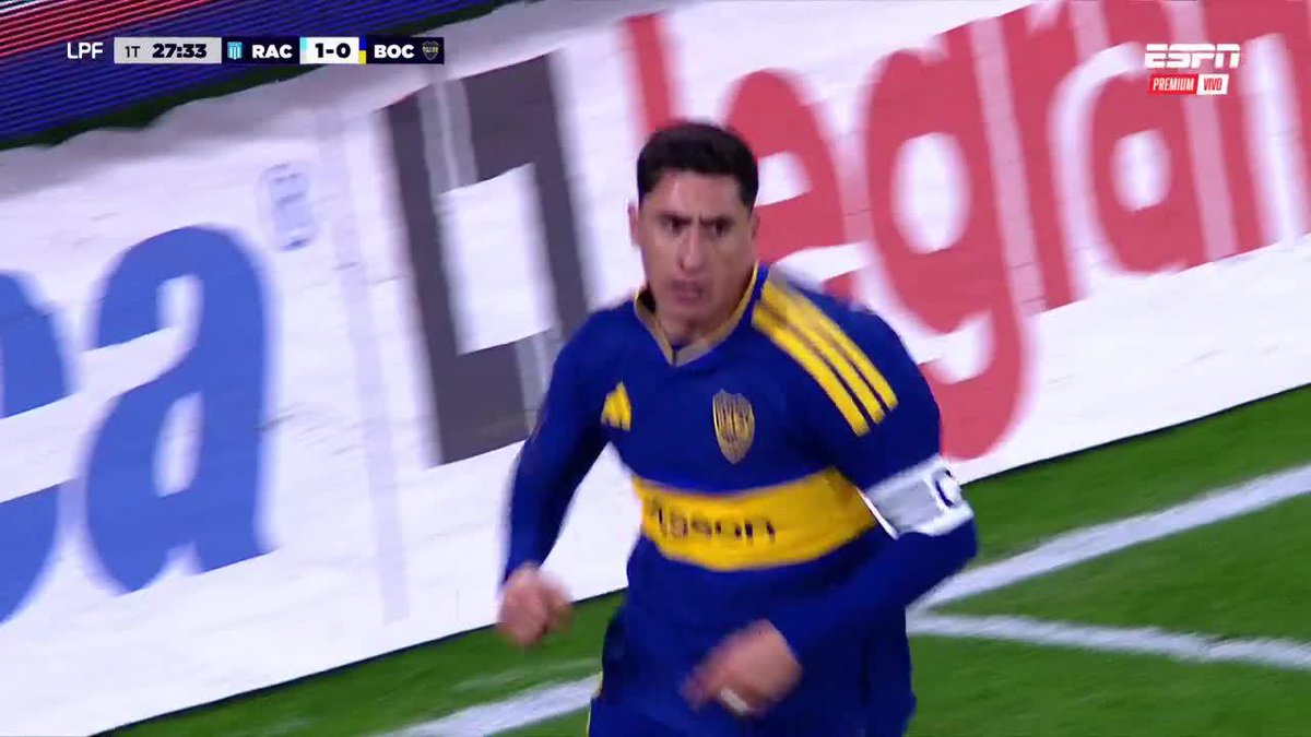 ¡CÓMO LO GRITÓ LA BESTIA! Merentiel estampó el 1-1 de Boca contra Racing. 📺 ESPN Premium | Suscribite al Pack Fútbol en