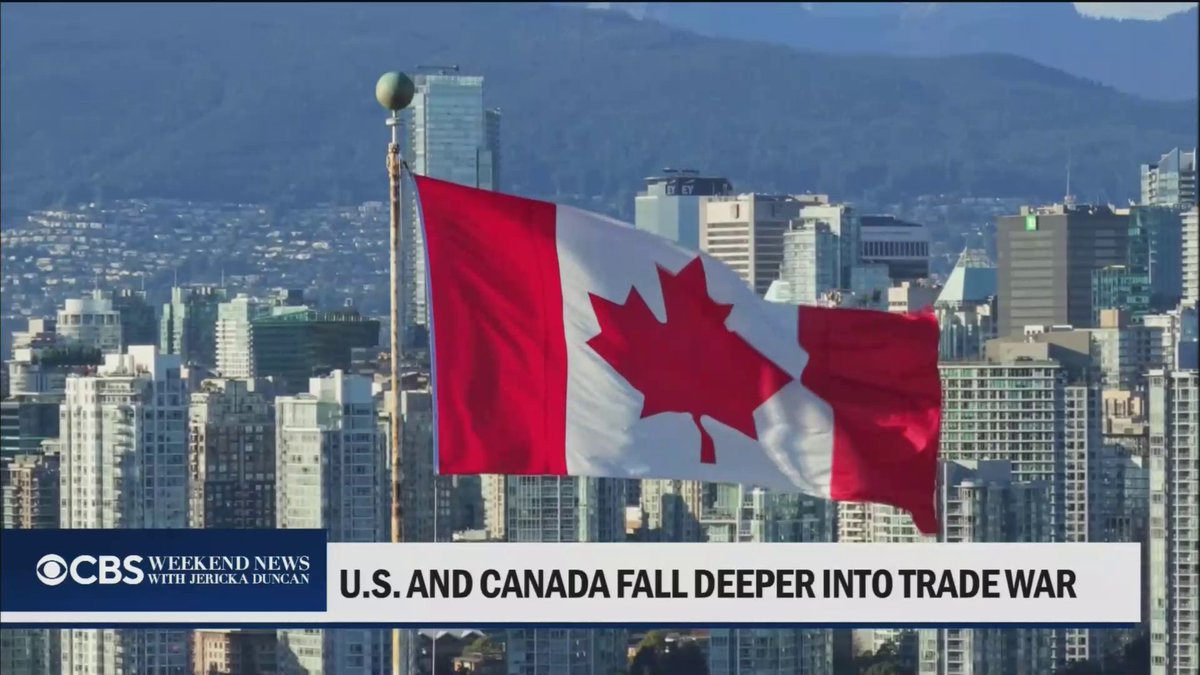 The escalating trade war with Canada has ruptured a once-close and durable alliance. It will soon have people on both sides of the border paying up. CBS News’ Jarred Hill has more.