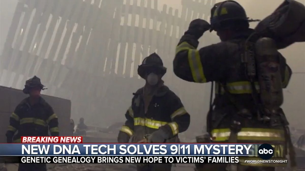 For the first time, officials have identified a victim of the September 11th attacks using genetic genealogy. Aaron Katersky reports, the breakthrough is providing hope for nearly 1,100 families of victims still unidentified.