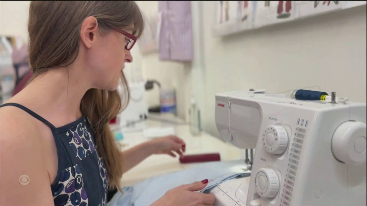 A new generation isn’t just picking up a needle and thread; they’re stitching an entirely new way of life. CBS News’ Itay Hod has more.
