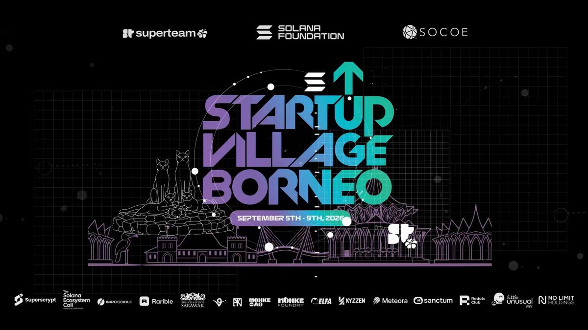 This is fine. Everything is fine 🦍 Startup Village Borneo is coming. If you're building something cool, we want you here 🫡