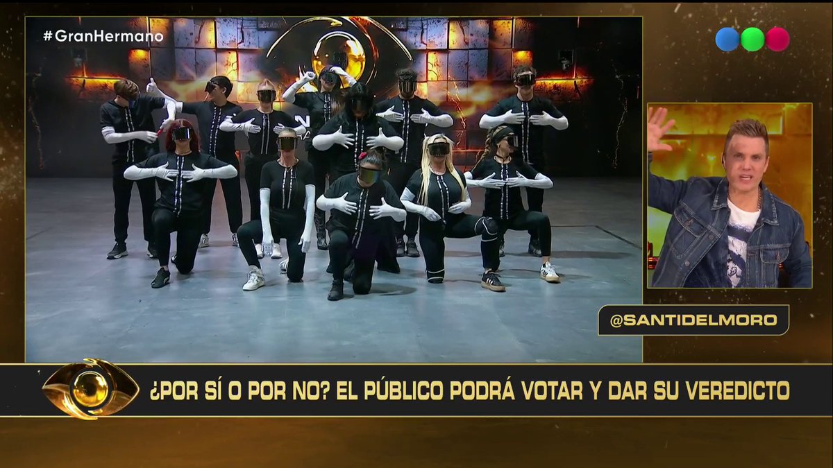 La casa baila la coreo y el público dará el veredicto 🪩 👁️ Mirá #GranHermano #GeneraciónDorada en con @santiagodelmoro