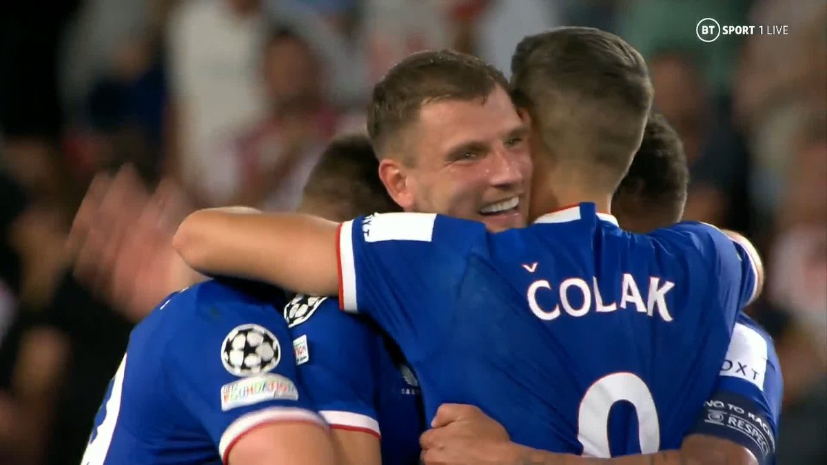 📅 On This Day: 24th August 2022. Rangers qualified for the @championsleague group stages for the first time since 2010. FT: PSV 0 - 1 Rangers (AGG 2-3).