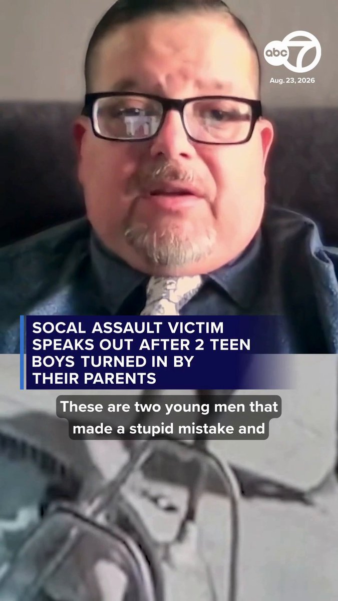 A man who suffered a concussion when he was assaulted and robbed at his San Bernardino apartment complex hot tub during an unprovoked attack says he forgives the two 13-year-old suspects and is grateful to their parents for turning them in. Read more: