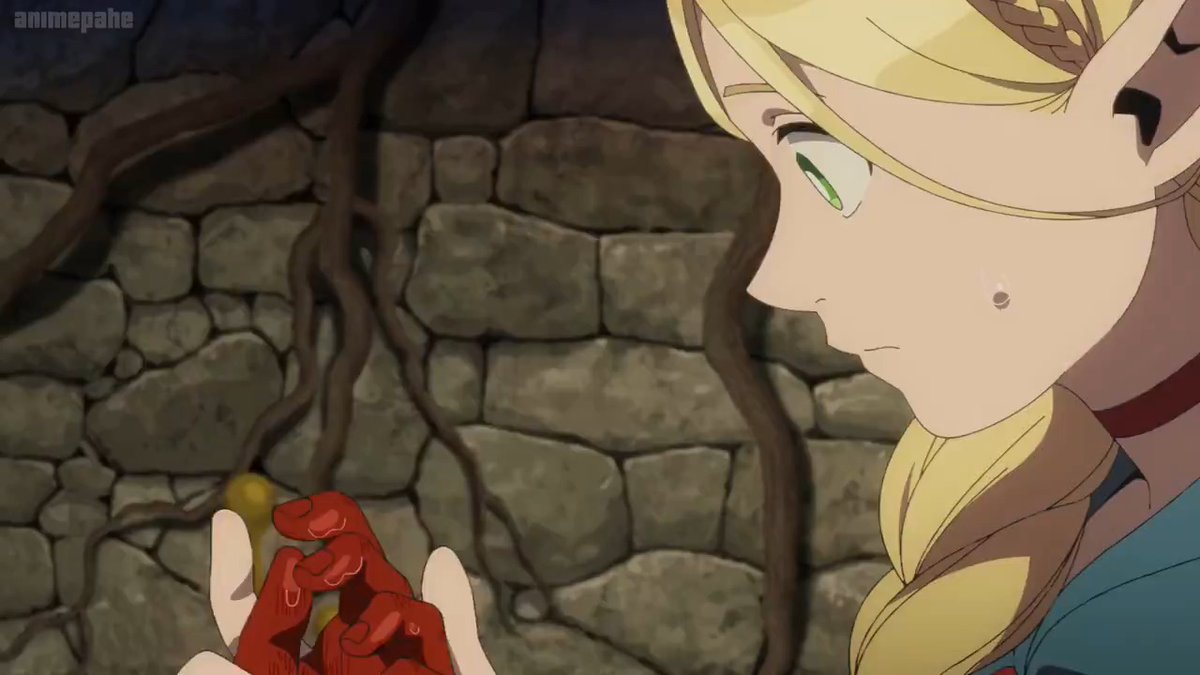 I love how grounded the problem solving is in this anime 🤌 In your average show you'd see the MC pull a Mary Sue and use some overpowered magic spell or something to do a last second save... In Dungeon Meshi however, they use actual logic instead of plot armor A fantasy world where ecology matters more than raw power is peak ngl