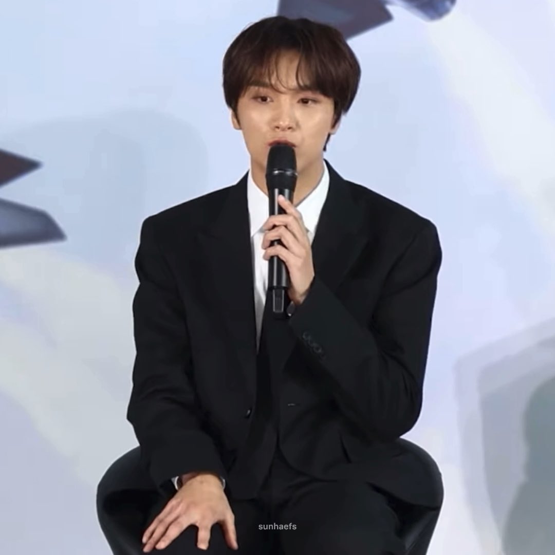 260824 blingy press conference #해찬 #HAECHAN Q. haechan-ssi, could you briefly introduce the concept of this promotion? 🐻 yes, the main slogan for this full-length album promotion is "call 127." since we’re returning with a new album after two years, the concept is that the members, who have each been spending time in their own places, receive the call 127 signal from czennies and gather back in seoul as nct 127. at the same time, it’s also a signal that we’re calling back the czennies who have been scattered in their own places. we’re returning to seoul, our starting point, to become the problem-solvers of seoul, and it carries the meaning that whenever and wherever czennies call us, we’ll run to them.
