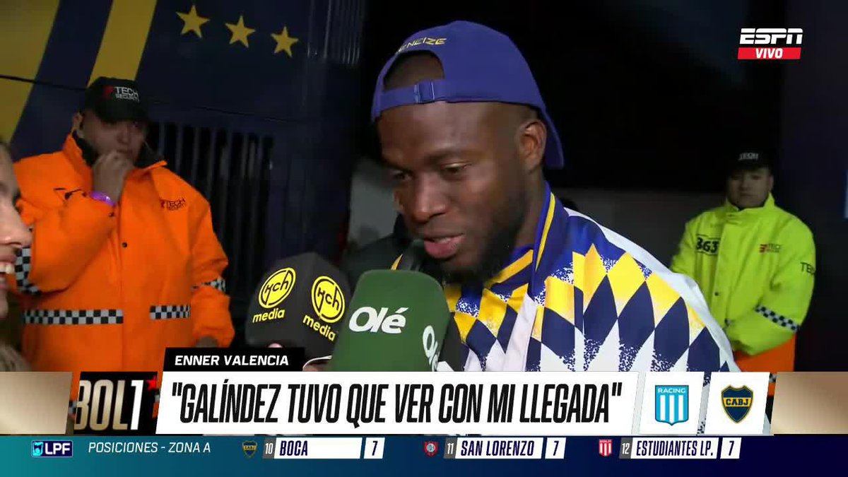 ¿Cuánto tuvo que ver HERNÁN GALÍNDEZ (arquero de Huracán y compañero en la Selección de Ecuador) en la llegada de Enner Valencia a Boca? 🤯 ¡¡¡TODO!!! 📺 #ESPNFútbol1 | #DisneyPlus Plan Premium