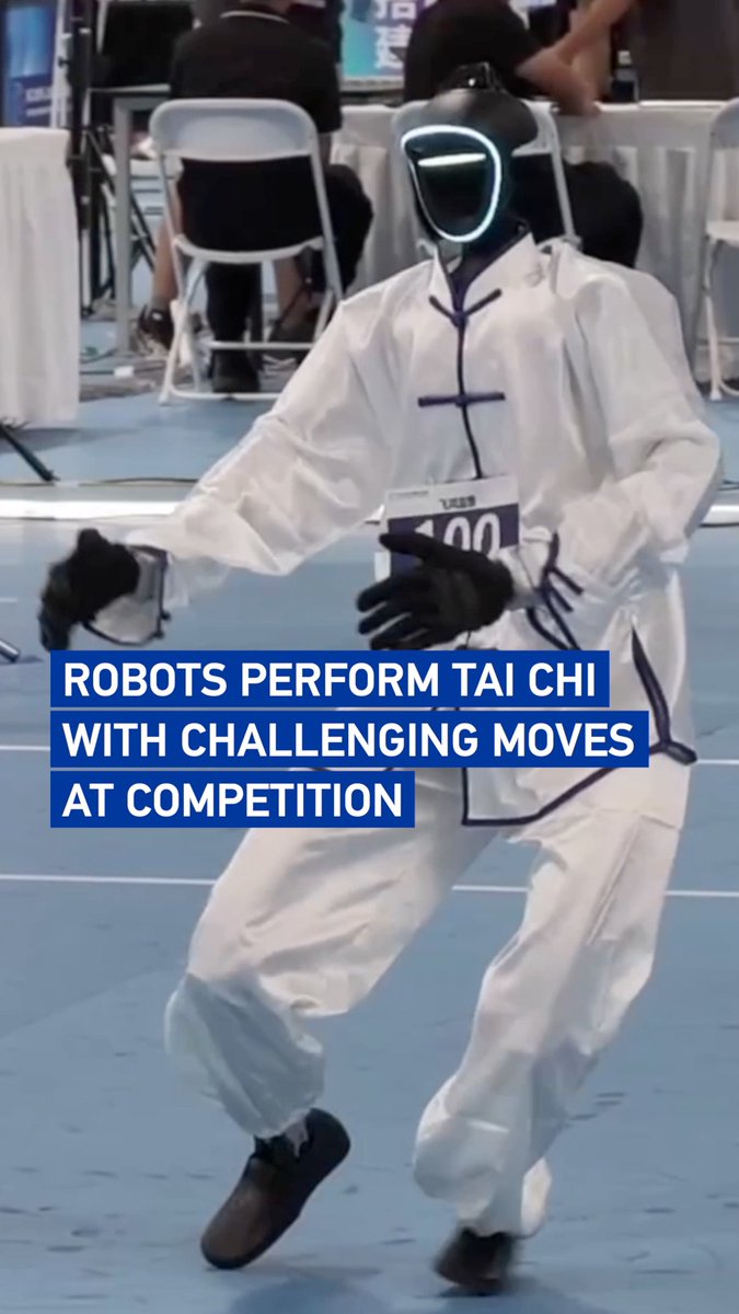 Watch: Robots perform Tai Chi with challenging moves at competition #CoolChina