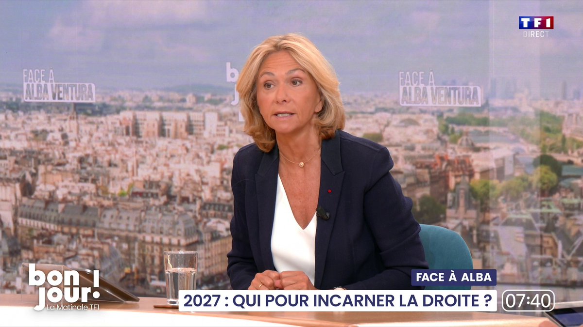 🔴🗣️ Bruno Retailleau ? Édouard Philippe ? "Je suis pour un candidat unique de la droite et du centre" : Valérie Pécresse #FaceÀAlbaVentura sur TF1 cc Alba Ventura