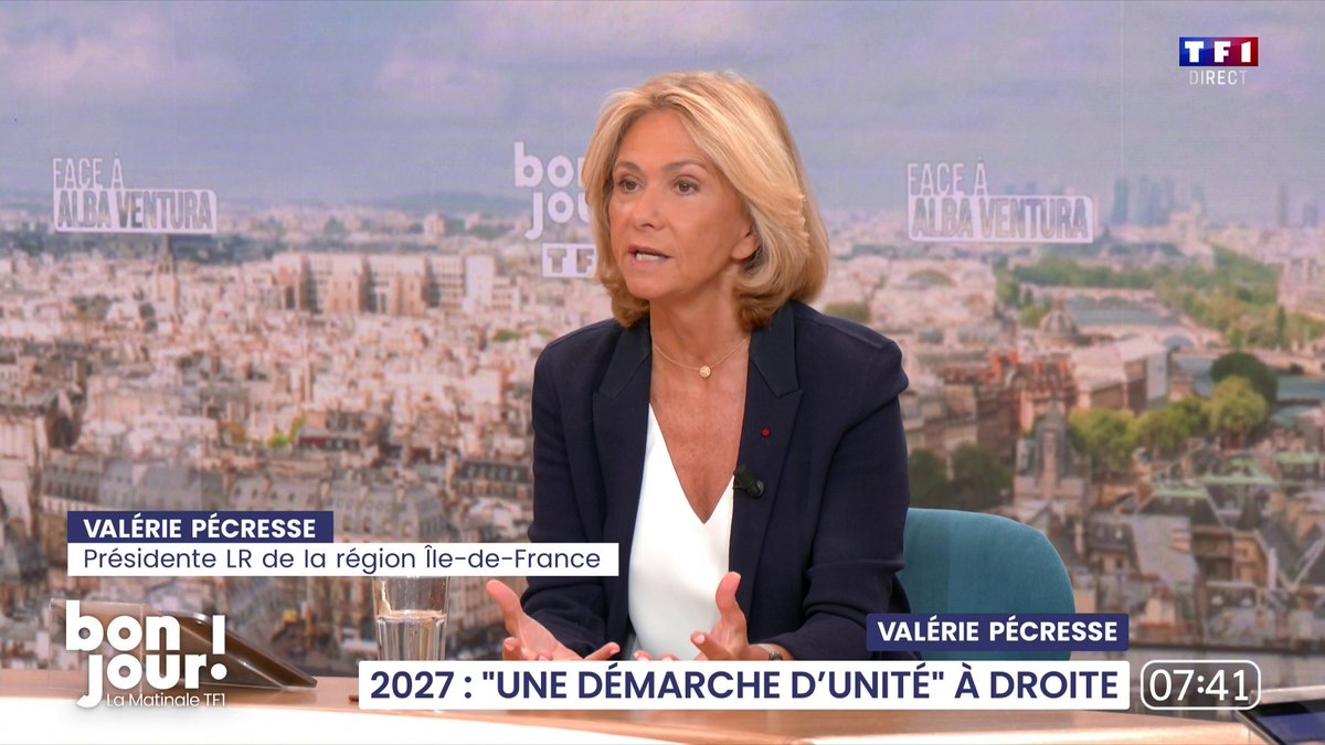 🔴🗣️ "Je vois des signaux de convergence politique très intéressants" avec Édouard Philippe : Valérie Pécresse #FaceÀAlbaVentura sur TF1 cc Alba Ventura