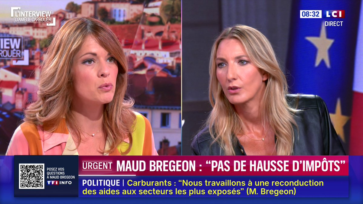 🔴 Budget 2027 : "Je promets aux Français que le gouvernement ne proposera aucune hausse d’impôts entre 2026 et 2027." 💬 Maud Bregeon, porte-parole du gouvernement