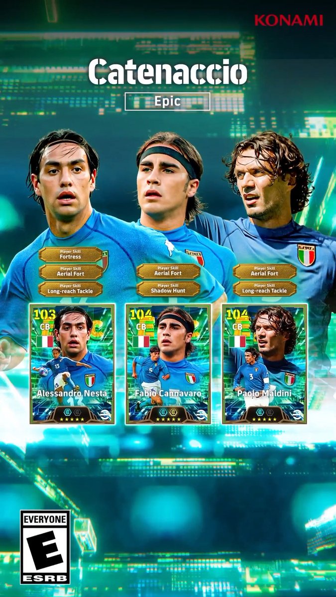 Epic : Catenaccio Trailer 🇮🇹📽️ Alessandro Nesta 🛡️ Fabio Cannavaro 🧱 Paolo Maldini ©️ #eFootball2027 | #eFHUB