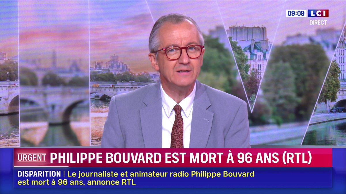 ⚫️ DISPARITION : le journaliste et animateur radio Philippe Bouvard est décédé à l’âge de 96 ans