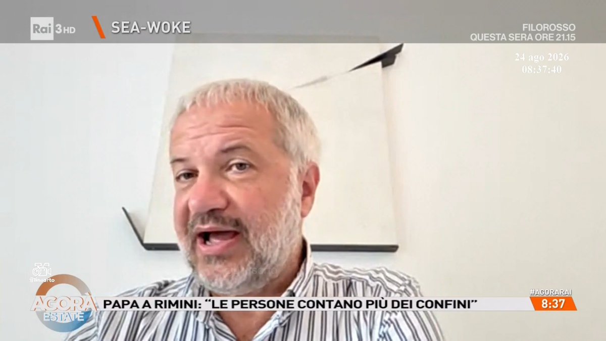 Claudio Borghi A. Aquilini Il Meeting di Rimini e le parole del pontefice - Migranti e controllo - Letta e i migranti 24-08-2026