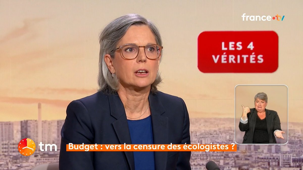 🔴🇫🇷 FLASH | Sandrine Rousseau appelle déjà à rejeter le budget. Elle réclame davantage d’investissements dans l’écologie, refuse de se prononcer clairement sur l’annulation de la dette et reproche à Sébastien Lecornu une baisse des recettes publiques. Sa logique est assez claire : davantage de prélèvements, car elle assume depuis longtemps une ligne favorable à la décroissance plutôt qu’à l’augmentation de la productivité. Et elle rappelle implicitement sa proposition qui avait provoqué un tollé : faire davantage financer la dette française par l’épargne des Français de force. Autrement dit : moins de croissance, plus de dépenses, et voler l’épargne des Français.
