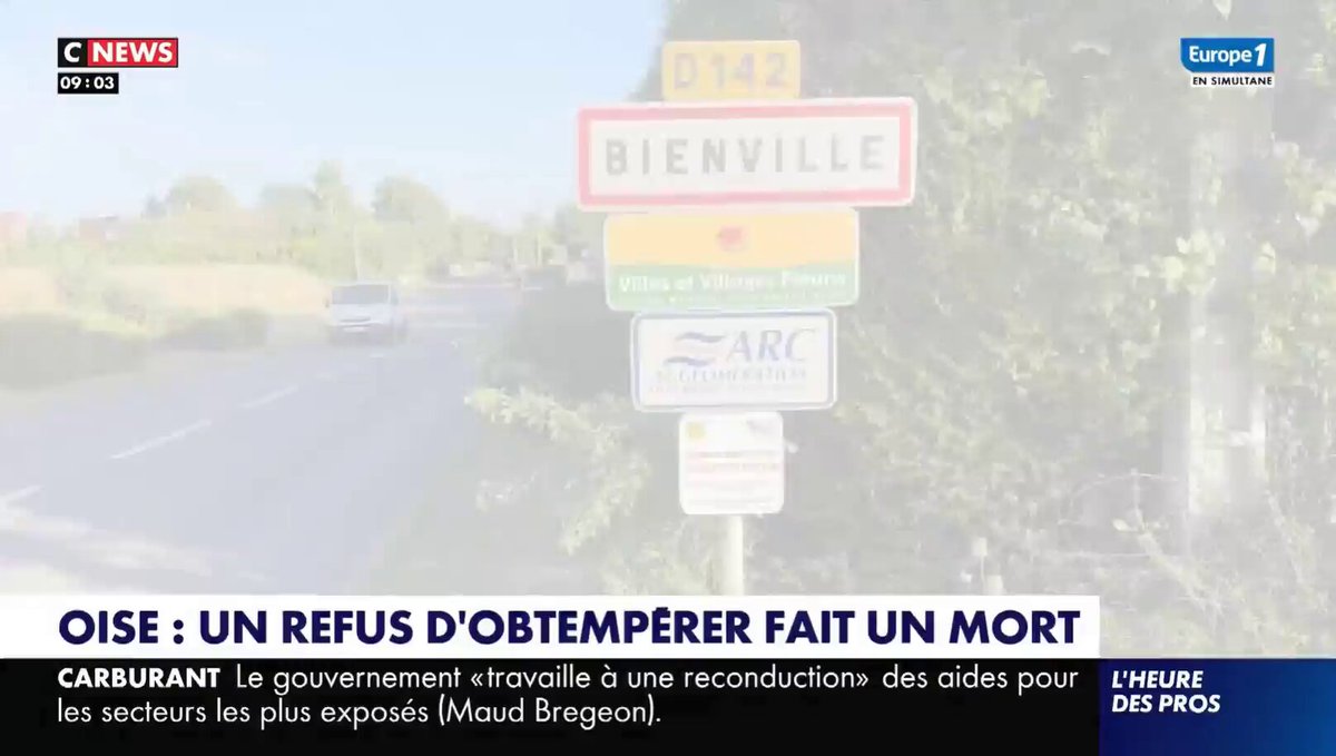 Suite à un refus d'obtempérer, le conducteur est mort. Comme le dit très bien cet habitant, s'il s'était arrêté et serait toujours vivant, il aurait écopé juste d'une amende! CQFD