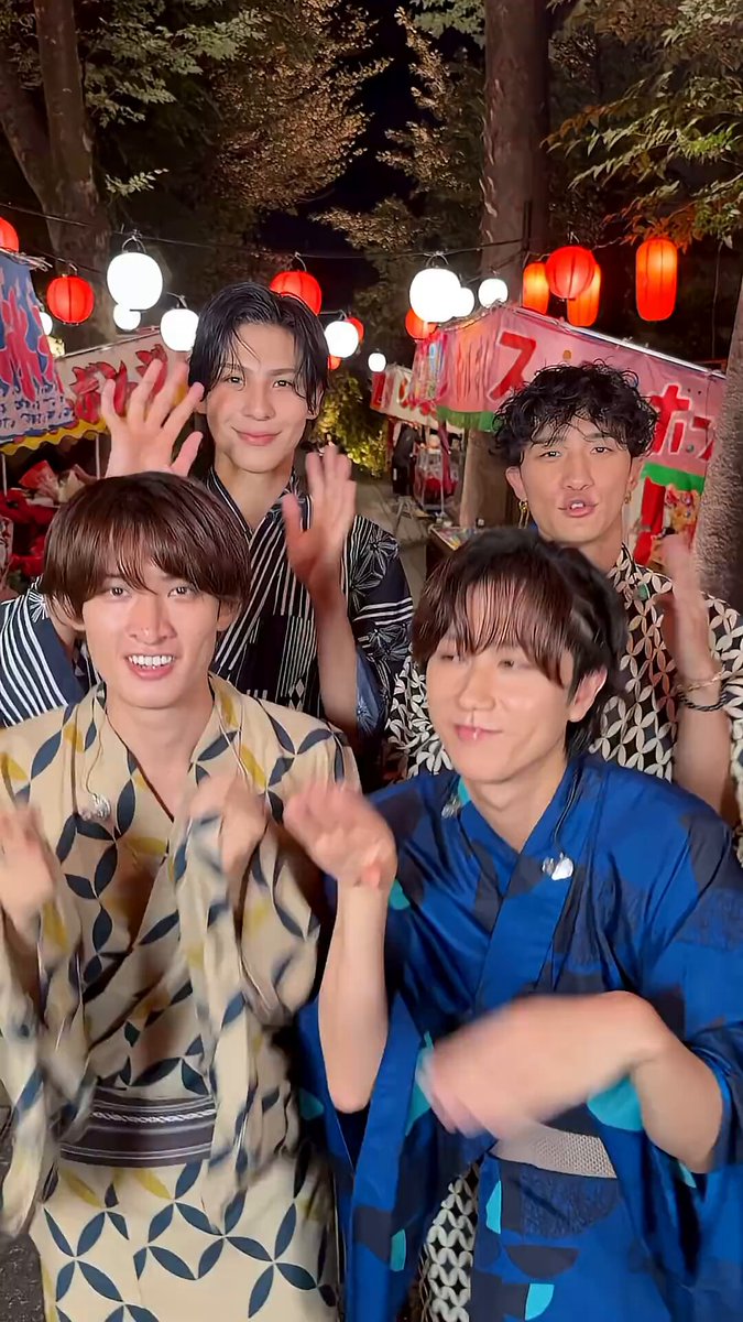 Snow Man YouTube Shorts 아베코지이와라우💚🧡💛🤍 夏祭りグッタイム 🍧 #SnowMan #グッタイム #いっしょにグッタイム