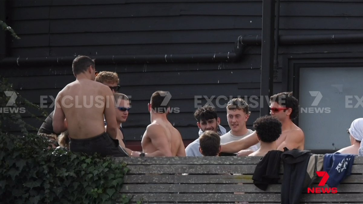 7NEWS has video just in tonight that could spark a fresh headache for the AFL, showing Richmond Tigers players at their Mad Monday celebrations being slapped and whipped, just days after five Sydney Swans players were suspended over their behaviour involving women in a hotel room.