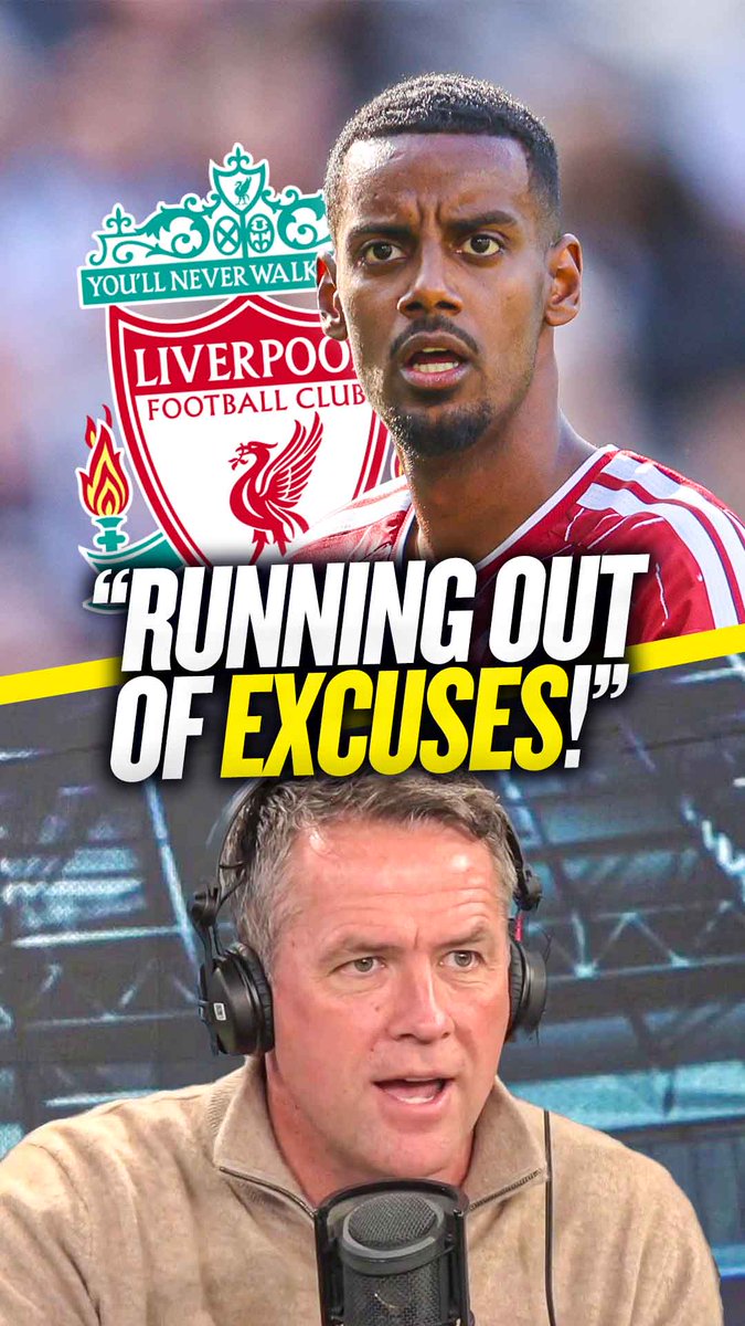 🤦‍♂️ "We're running out of excuses!" 😬 "Questions will come now... he was far off it [vs Newcastle]" Michael Owen gives a damning verdict of Alexander Isak's time at #LFC so far as he demands more from the striker! 😳