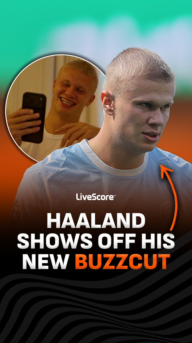 Safe to say these HUGE names were surprised to see Haalandโs new hair ๐๐โโ๏ธ