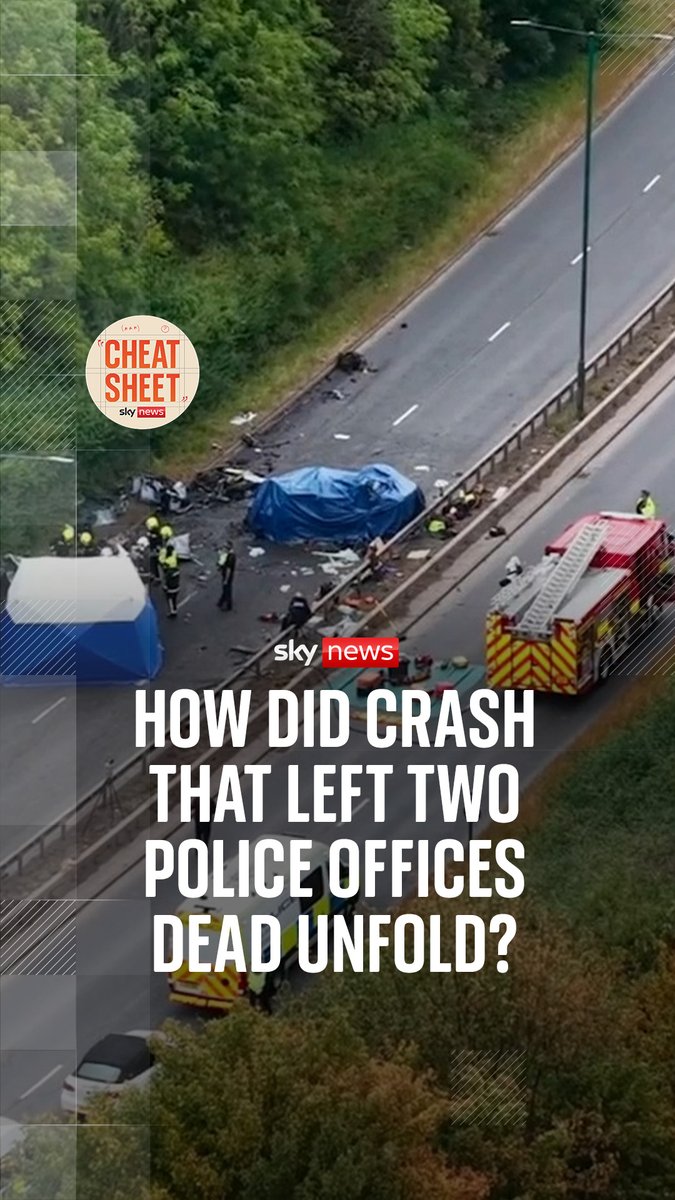 The families of two police officers who were killed in a crash that left five other people dead have paid tribute to them as heroes. Anna Jones and Gareth Barlow discuss the tragedy. 🎧 Listen to #CheatSheet: