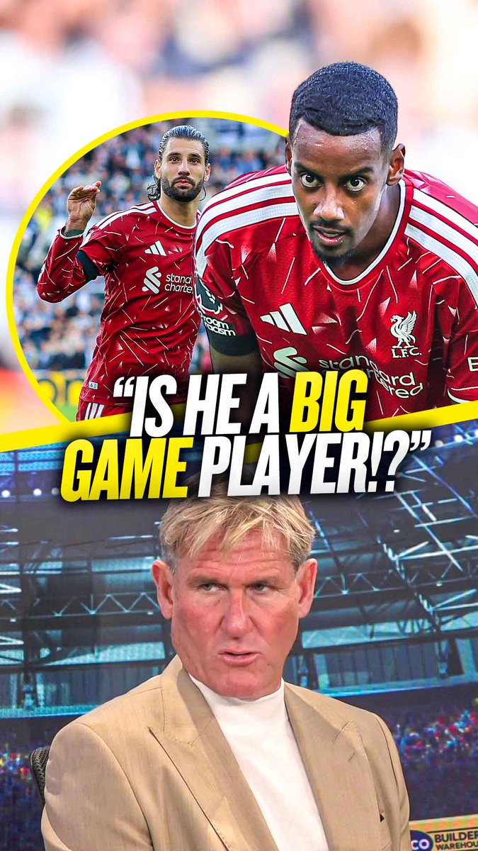 🤷‍♂️ "Big game players would embrace that opportunity!" 👊 "If you're a big, big player you would grasp [the penalty]!" Simon Jordan questions Isak's credentials as a top striker after not taking #LFC's last-minute penalty away at #NUFC! 🤔