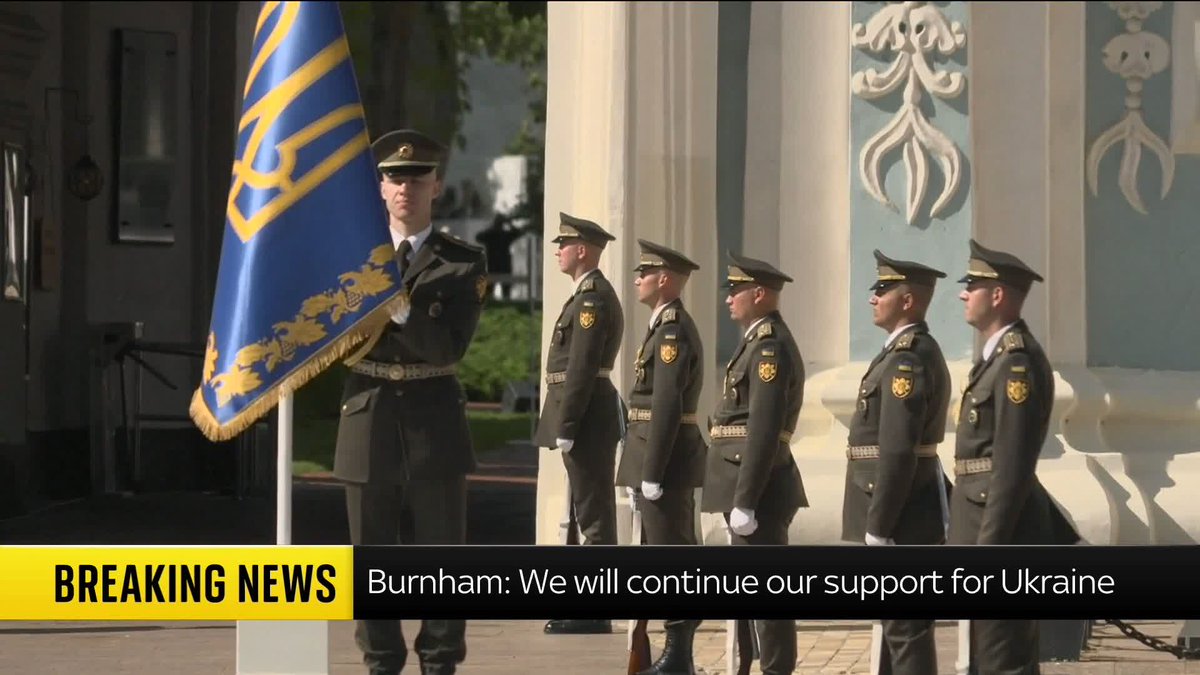 BREAKING: Ukrainian President Volodymyr Zelenskyy, First Lady Olena Zelenska and guests are attending an event to mark Independence Day. Ukraine war latest: 📺 Sky 501 and YouTube