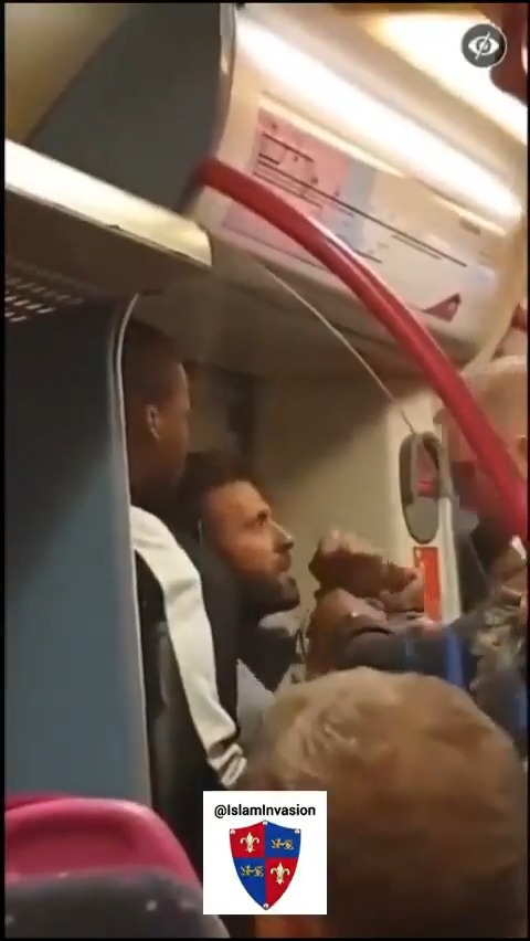 Only a headbutt would stop him. After aggressively harassing woman on the train a man steps in to subdue him. We are no longer safe unless we’re willing to defend ourselves.