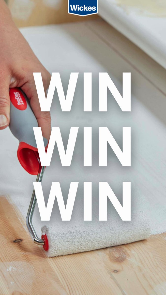 Is your home in need of a fresh new look? We’ve teamed up with ProDec to give a lucky winner the chance to #WIN the ultimate decorating kit AND a £50 Wickes Gift Card🎨💸 To enter: 1. Follow @wickes 2. Like this post 3. Tag someone you know who would love this prize Good luck!