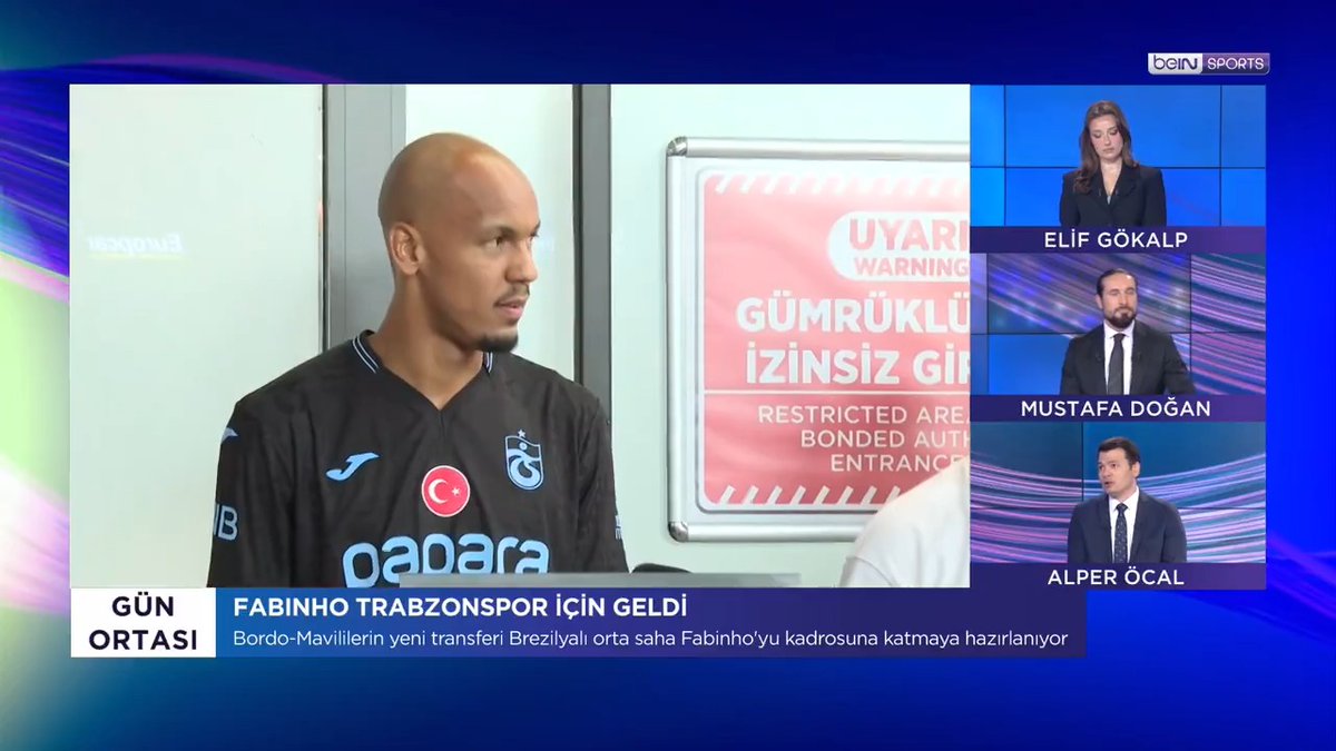 🔴🔵 Fabinho, Trabzonspor için geldi 🪄 "Fabinho, çok net bir 6 numaradır. Rodri'den önce Fabinho vardı Premier League'de... Oyun kurma konusunda uzmandır." 🧠 "Fabinho, enerjiden ziyade pozisyon bilgisiyle oynayan bir oyuncu. Trabzonspor için en değerli özelliği, hücuma kırılan orta saha oyuncularını Fabinho ile çapalayabilecek olması... Jürgen Klopp, defansif zekasının çok yüksek olduğunu söylerdi." 👀 "İlk etapta hemen oynamasını beklemiyorum..." 🗣️ Alper Öcal'ın değerlendirmeleri. | #GünOrtası