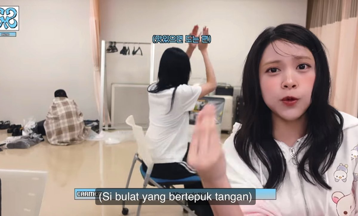 JOKES INDO LU BAWA” ke jepang men 😭😭😭😭 🌴: Sangat enak…. 🌴: Kari nya kar nya itu CARMEN 😭😭😭 bisa” nya lagi makan dia ngejokes. juun terimakasih dah jadi sarang tempat unnie mu ngejokes
