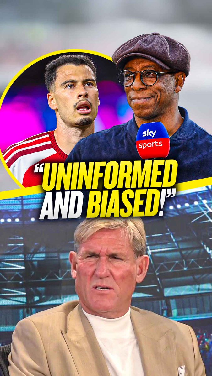 🤦♂️ "I'm not entirely sure what it's got to do with him!" 🤫 "I don't know what expertise he has... he should wind his neck in!" Simon Jordan calls out Ian Wright for criticising #AFC over their treatment of Gabriel Martinelli! 😤
